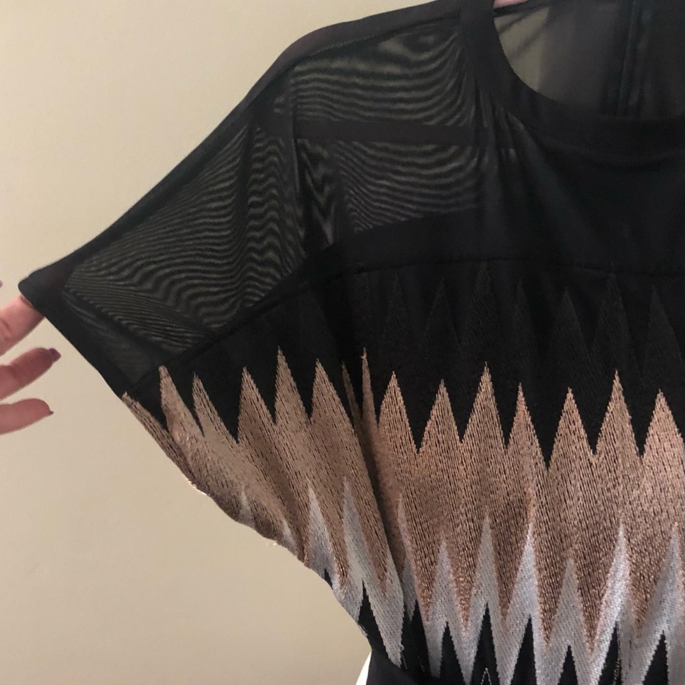 EVA FRANCO gorgeous vintage jumpsuit. Sheer sleeves and neckline. EUC sz 2 - Picture 9 of 15